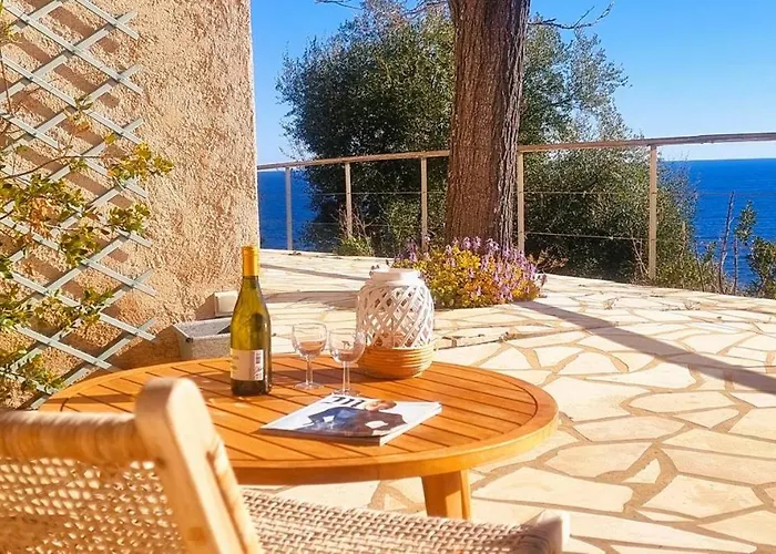 Villa A Fautea, 8 Pers, Piscine Chauffee, Pieds Dans L'eau Conca